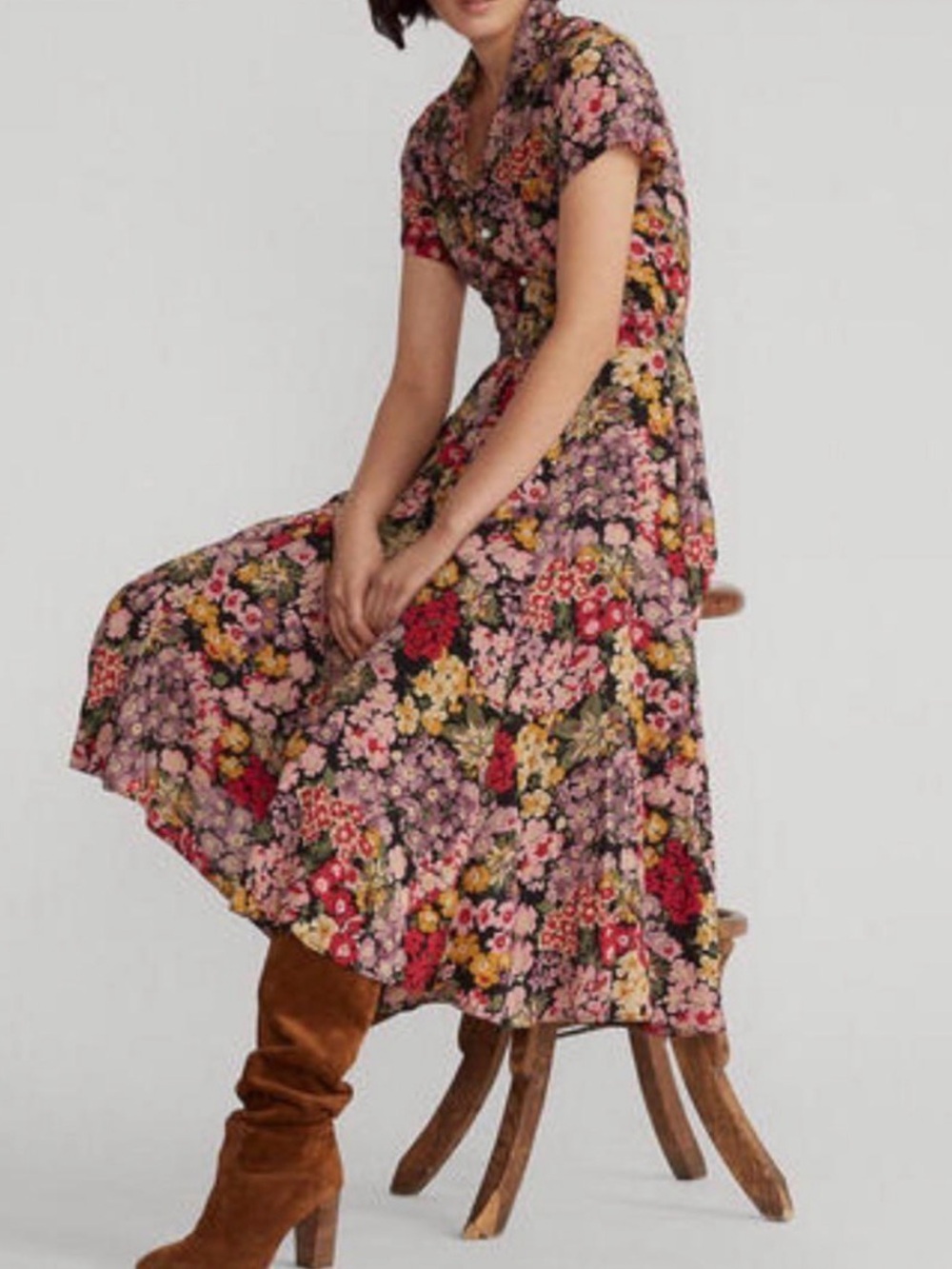 Polo Ralph Lauren Floral Midi Dress